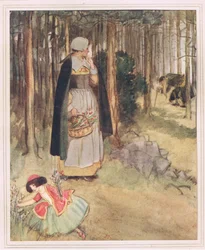 She Beheld the Old Physician in Quest of Roots and Herbs