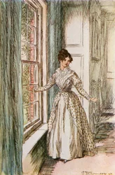 She Turned from the Window with Gladness in Her Eyes