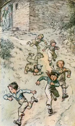 Take to Their Legs in Terror