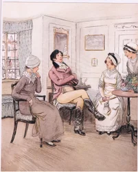 Valentine: "I regret that they are out, Patty, but I will await their return"