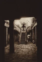 Mexico: Characteristic house in the old part of the capital