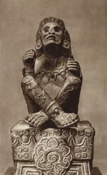 Mexico: Xochipilli with mask, National Museum