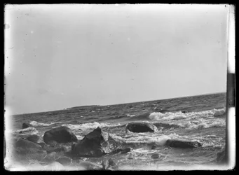Seascape from Selkäranta, Mensin Island in the Distance