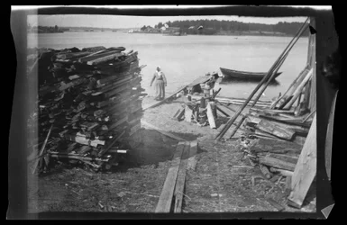 Timber on the Shore, Probably from Helsinki