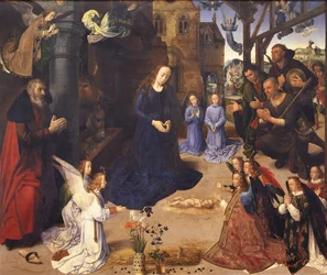 The Adoration of the Shepherds (detail)