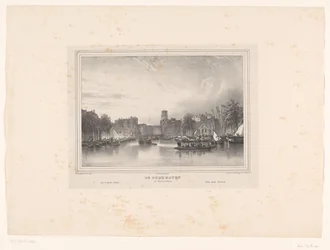 View of the Old Harbor in Rotterdam