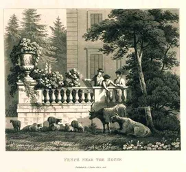 Fence near the House, from Fragments on the Theory and Practice of Landscape Gardening, published 1816