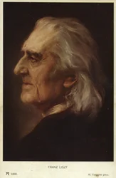 Portrait of Franz Liszt