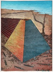 Pyramid of Cheops, 1927 (engraving)