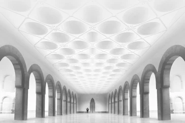 Grand Arched Hallway