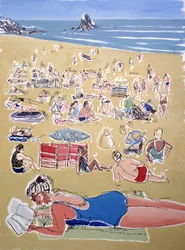 Bathers, Broadhaven Beach, Dyfed
