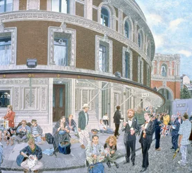 Promenaders at The Last Night, Royal Albert Hall (detail)