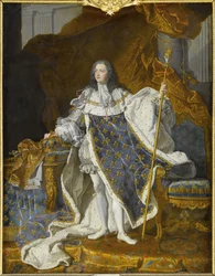 Portrait of Louis XV in His Royal Costume