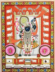 Vibrant Indian Shrinathji