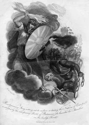 Revolutionary fury setting out to enslave or destroy the nations of Europe, 1816.