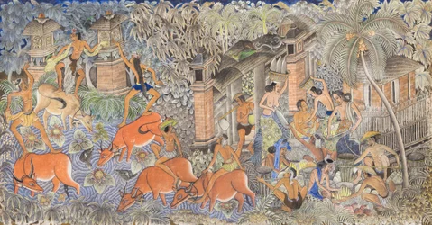 Pastimes of cowherders and villagers