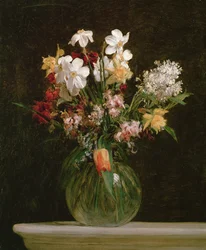 Narcisses Blancs, Jacinthes et Tulipes