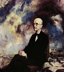 Portrait of the Spanish Composer Manuel de Falla