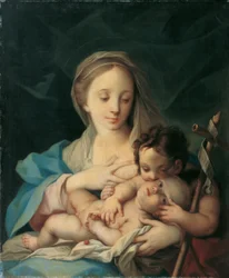 Mary with the Child and the Boy John