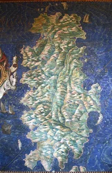 Map of Sardinia