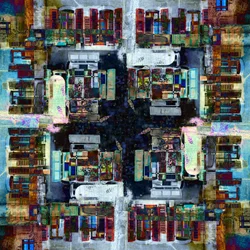 Colorful Urban Market