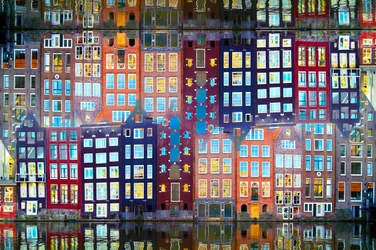 Illuminated Canal Houses