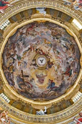 Paradise Praising Jesus and the Pendentives with Prophets, Evangelists and Doctors of the Church