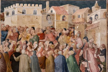 Detail of frescoes