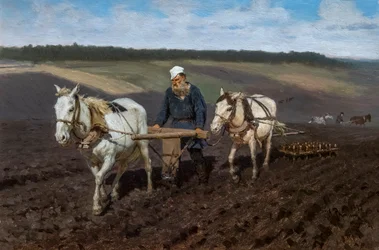 Leo Tolstoy Laboring