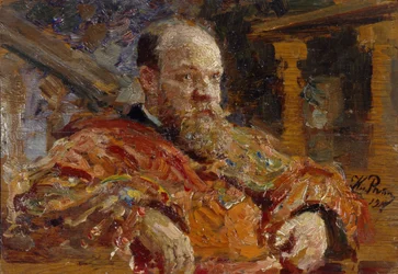 Portrait of Pavel Viktorovich Delarov 1851-1913, 1910