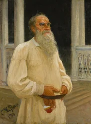 Portrait of Count Lev Nikolayevich Tolstoy, 1916
