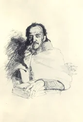 Portrait of the poet Yakov Polonsky