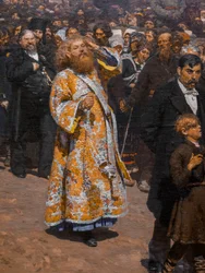 Religious Procession in the Kursk Province (detail)