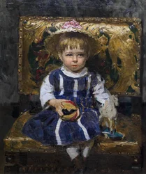 Véra Repine as a Child