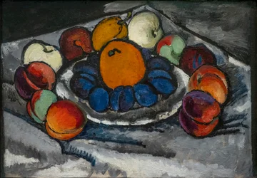 Still Life. Fruits in a Dish