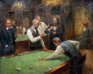 Billiard Players