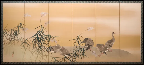 River Reeds and Geese