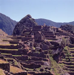 Terrace Buildings of the Citadel at Machu Picchu