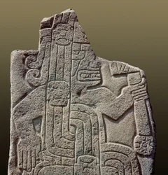 Inca Civilization: Relief Representing a Warrior