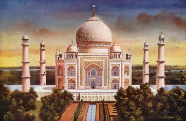 Agra: Taj Mahal, General View