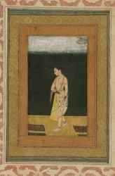 A Lady Walks in a Garden