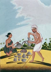 A Potter at Work