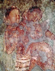 A Princely Couple, from the Interior of Cave 1