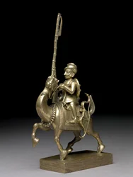 A matchlockman riding a camel, Vizagapatam, c.1795