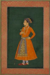 A prince dressed in orange, illustration from 