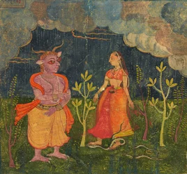 Abhisarika Nayika, Folio from a 