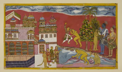 Back outside the palace of Kiskindha