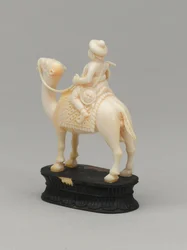 Black Knight, Chess Piece, India, 1820 circa