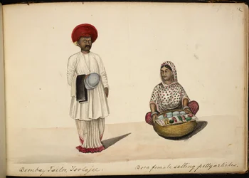 Bombay tailor; Bohori woman peddler