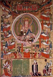 The Bodhisattva Ti-tsang, Master of the Six Conditions and Ten Kings of Hell (Ksitigarbha)